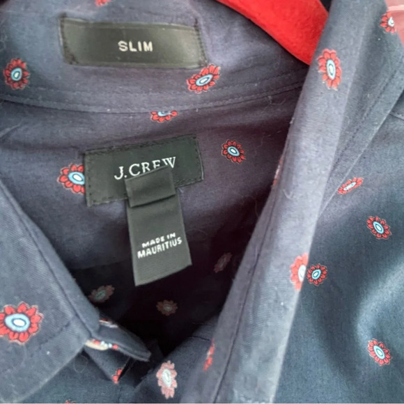 J. Crew Black Casual Button Down Shirt with Relaxed Fit - Picture 8 of 9